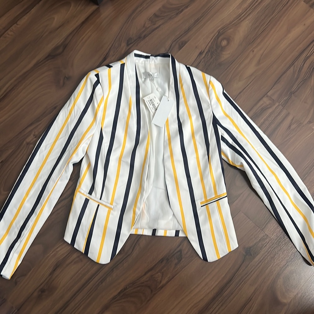 Maize and blue blazer. NWT. Size small